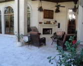 Outdoor fireplace